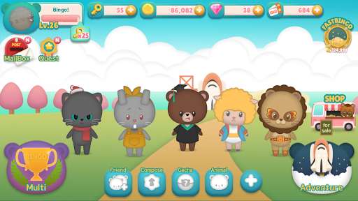 Play APK Bingo Animals  and enjoy Bingo Animals with UptoPlay com.pango.panbingo