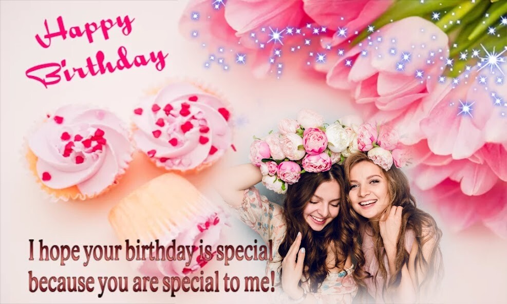 Play APK Birthday photo frame  and enjoy Birthday photo frame with UptoPlay com.photo.frame.happy.birthday.photo.frame_birthday.cake