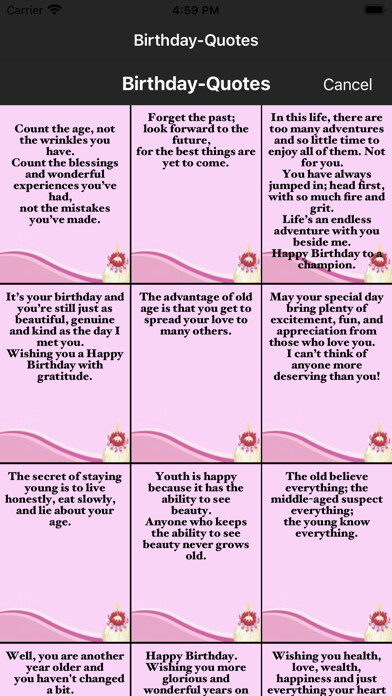 Play Birthday Quotes 