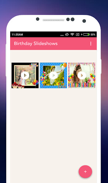 Play Birthday Slideshow with Music 