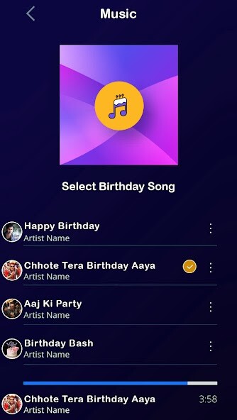 Play Birthday Song with Name 