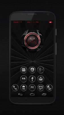 Play Black Chrometalix - Icon Pack 