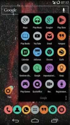 Play Black Star Icon Pack 