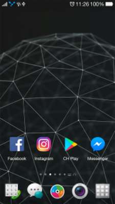 Play Black Wallpaper QHD Lock Screen 
