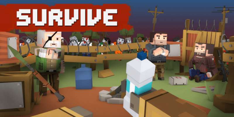 Play Block Shooting 3D: Zombie Wars Online (Survival) 