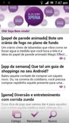 Play Blog Sony Xperia 