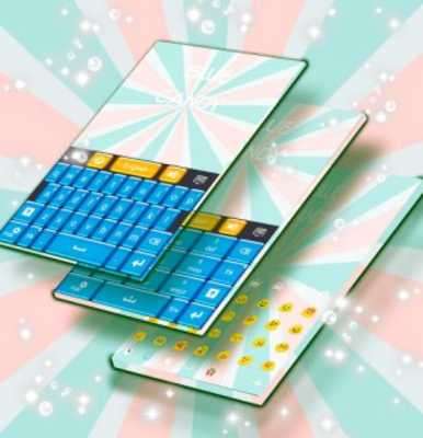 Play Blue Candy GO Keyboard 