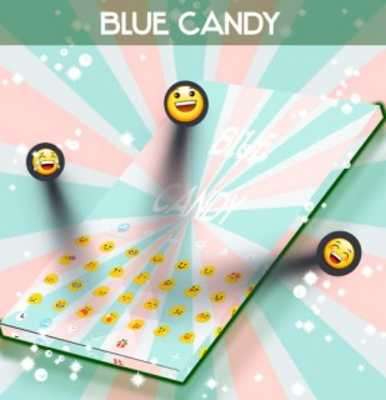 Play Blue Candy GO Keyboard 
