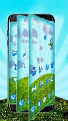 Play Blue Cat 3D Mobile Theme 