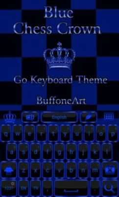 Play Blue Crown Keyboard theme 
