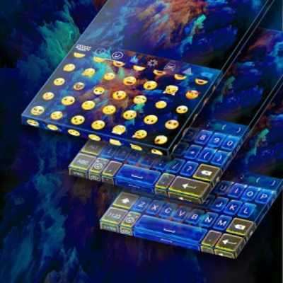 Play Blue Fire Key Keyboard 