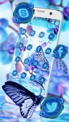 Play Blue Flower Butterfly Theme 