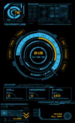 Play Blue Neon Theme 