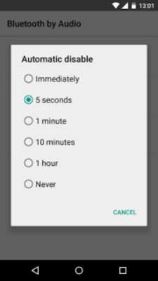 Play Bluetooth by Audio (Battery) 