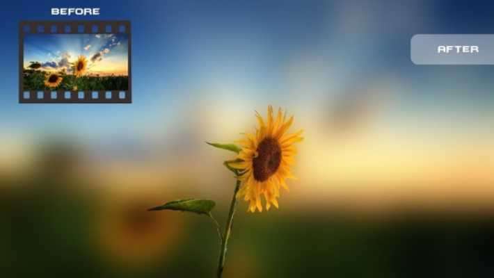Play Blur Photo Background DSLR Camera Bokeh Effect 