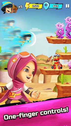 Play BoBoiBoy Galaxy Run: Fight Aliens to Defend Earth! 