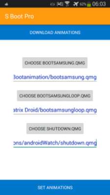 Play Bootanimation for Samsung Pro 