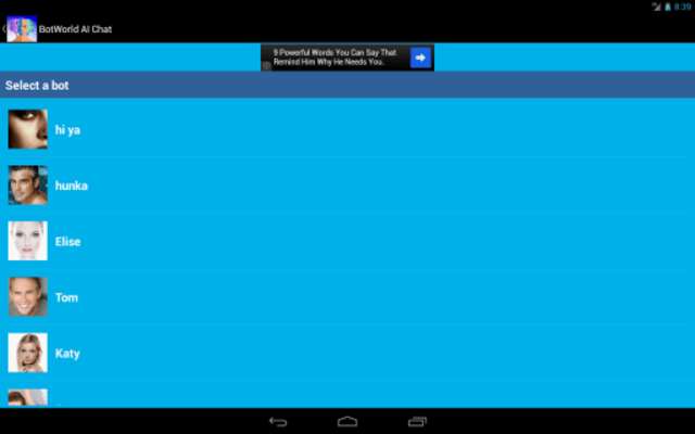 Play Bot World AI Chat Friend 