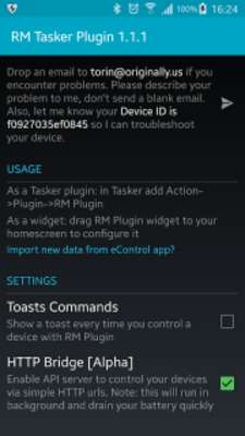 Play Broadlink RM Plugin 