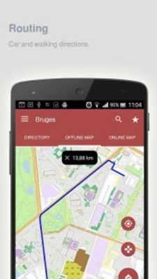 Play Bruges Map offline 