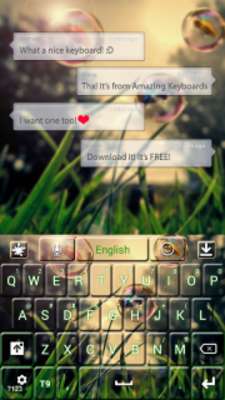 Play Bubbles GO Keyboard 