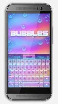 Play Bubbles Keyboard Theme 