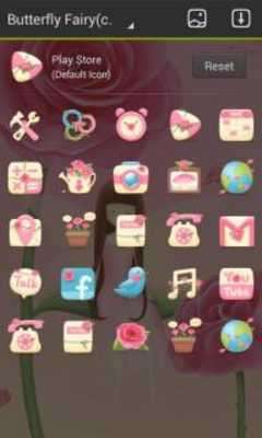 Play butterfly fairy GOLauncher EX Theme 