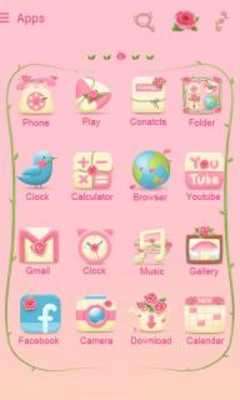 Play butterfly fairy GOLauncher EX Theme 