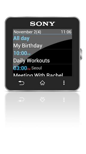 Play APK Calendar for SmartWatch 2  and enjoy Calendar for SmartWatch 2 with UptoPlay com.kodeglam.watch.calendar