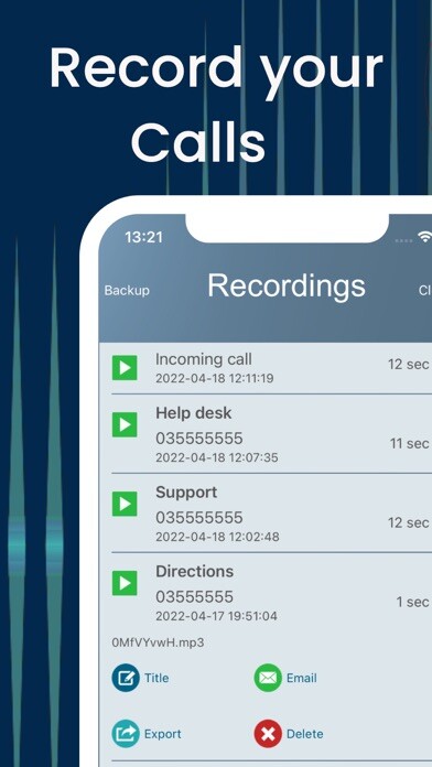 Play Call Recorder - IntCall 