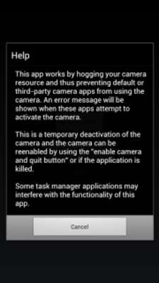 Play Camera Disabler / Locker ++ 