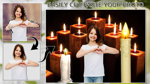 Play APK Candle Light Photo Frame - Collage Editor  and enjoy Candle Light Photo Frame - Collage Editor with UptoPlay com.photokindle.Candle.Night.Photo.Frame