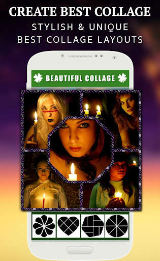 Play APK Candle Light Photo Frame - Collage Editor  and enjoy Candle Light Photo Frame - Collage Editor with UptoPlay com.photokindle.Candle.Night.Photo.Frame