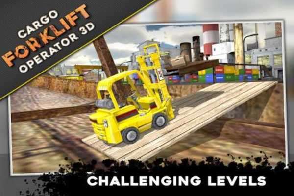 Play Cargo Forklift Operator Sim 3D 