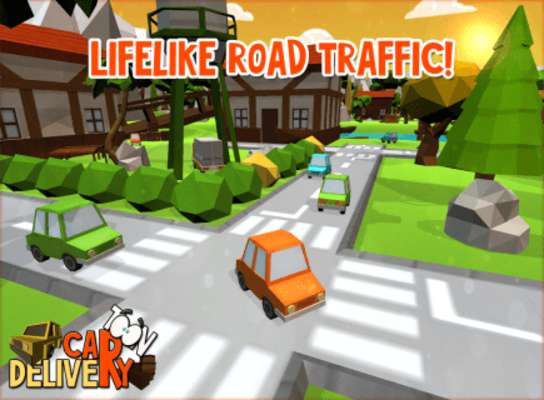 Play Car Toon Delivery Simulator 