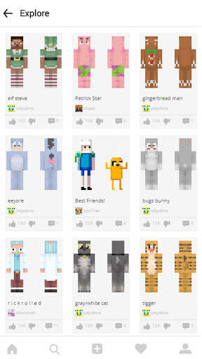Play Cartoon Skins for Minecraft 