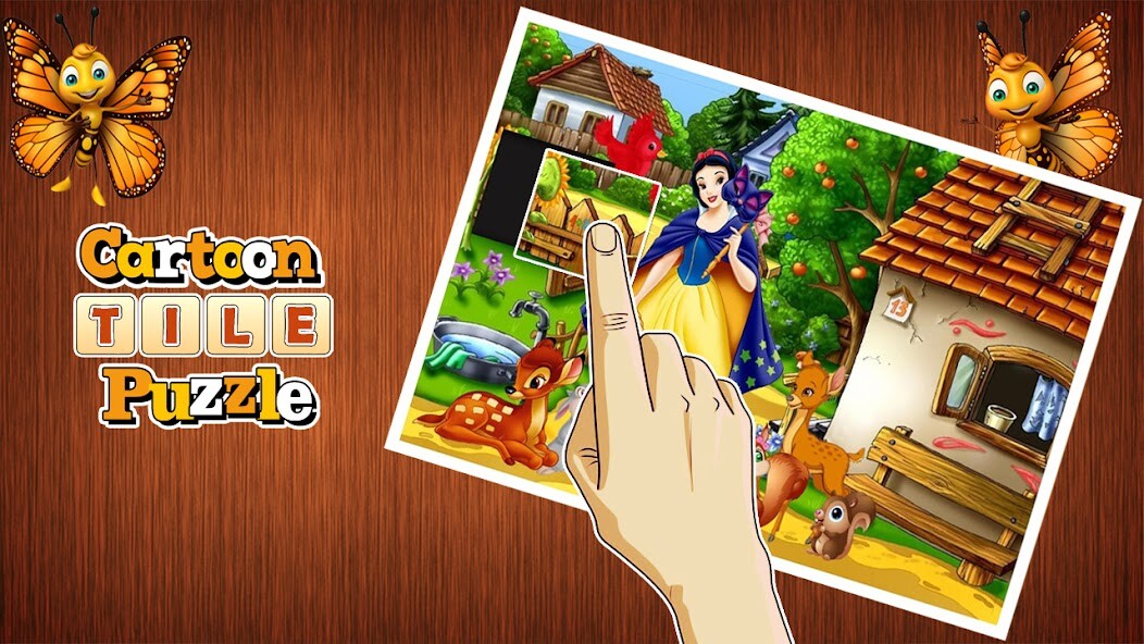 Play APK Cartoon Tile Puzzle  and enjoy Cartoon Tile Puzzle with UptoPlay com.mana.puzzle.drag.cartoon
