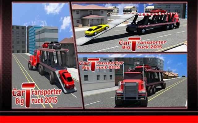 Play Car Transporter Big Truck 2015 