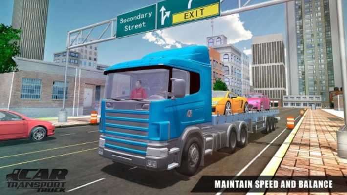 Play Car Transporter Truck USA 