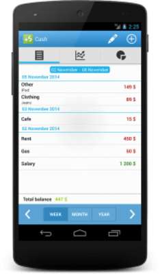 Play CashFlow Free Expense manager 