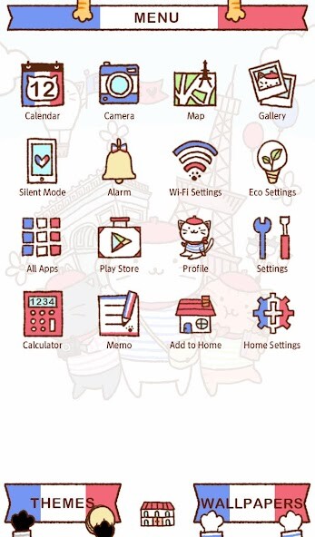Play APK Cat Wallpaper-Kitties in Paris  and enjoy Cat Wallpaper-Kitties in Paris with UptoPlay jp.co.a_tm.android.plus_nekochan_no_paris_ryokou