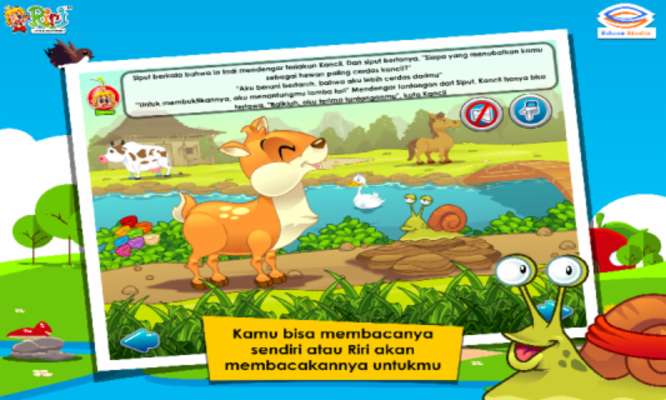 Play Cerita Anak: Kancil dan Siput Adu Pintar 