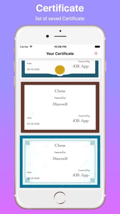 Play Certificate Maker 