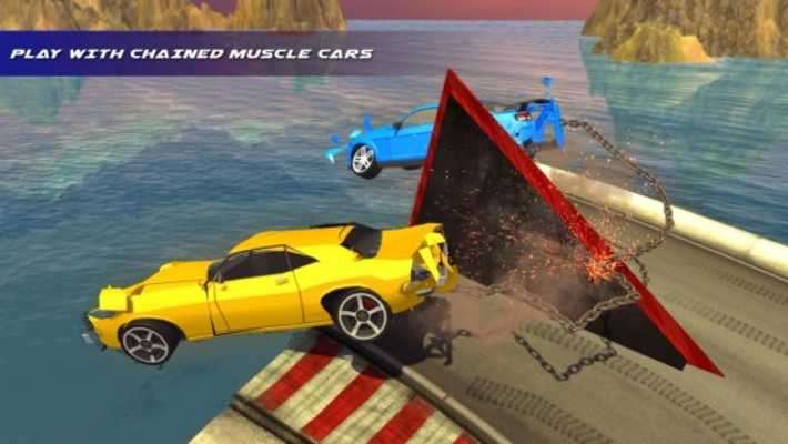 Play Chained Formula Cars Vs Ramps - Stunts Game 