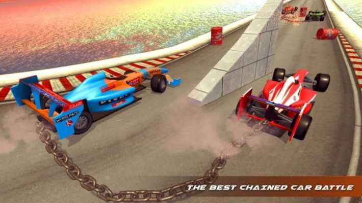 Play Chained Formula Cars Vs Ramps - Stunts Game 