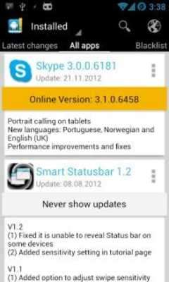 Play Changelog Droid 
