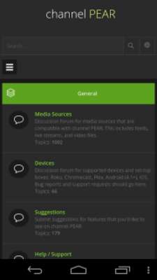 Play channel PEAR Play channel PEAR