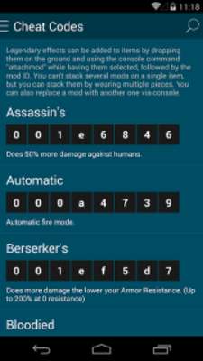 Play Cheat Codes for Fallout 4 