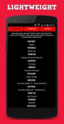 Play Cheat Codes for Lego Marvel 