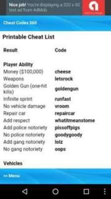 Play Cheat Codes For Xbox 360 Games 